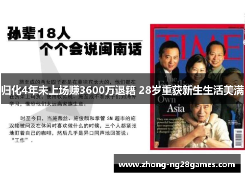 归化4年未上场赚3600万退籍 28岁重获新生生活美满